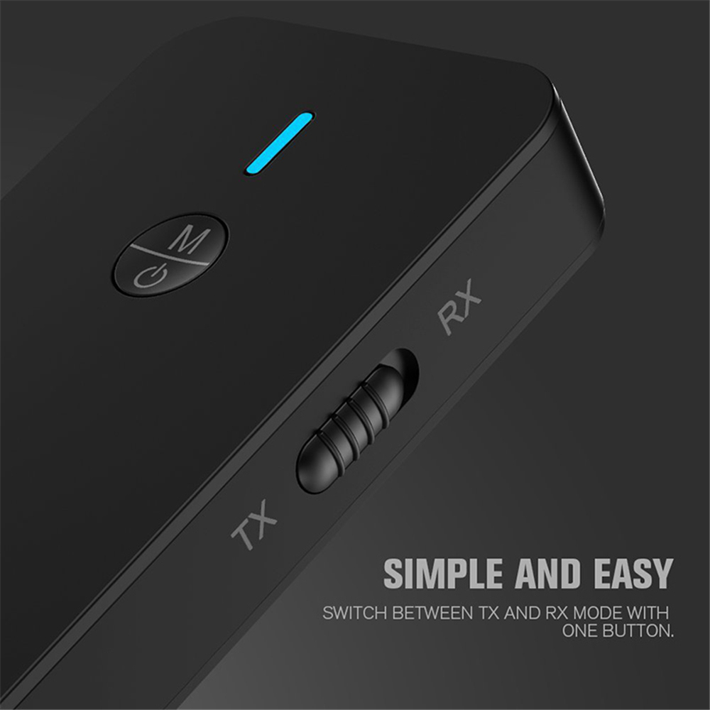 Portable Bluetooth 5.0 RCA Aux 3.5mm Stereo Audio Transmitter Receiver Wireless TV Music Adapter For PC Iphone Android