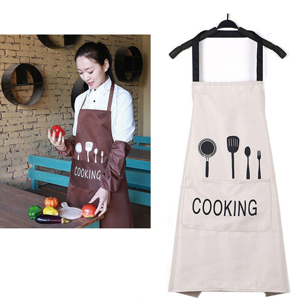 Mode Vrouwen Mannen Keuken Schorten Verstelbare Hoogwaardige Keuken Stofvrije Sleevelets Voor Chefs Koken Bakken Restaurant Schorten