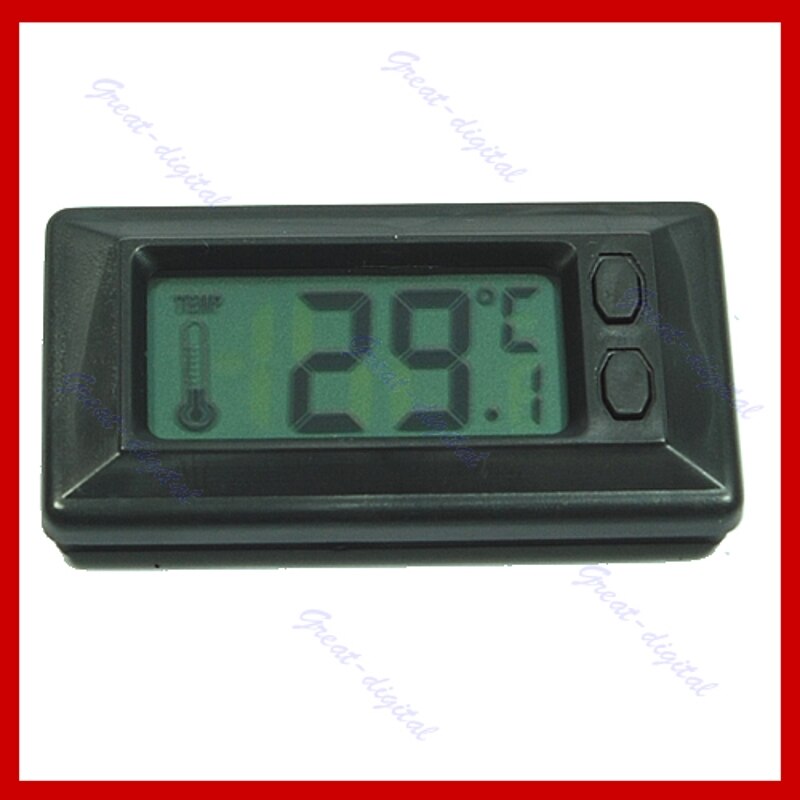 LCD Screen Display Home Vehicle Digital LCD Thermometer Temperature Fahrenheit