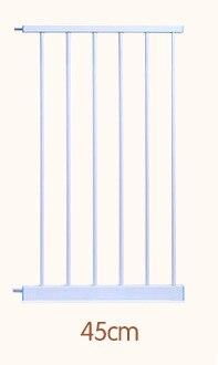 Puerta de Hierro de metal babysafe puerta de seguridad para bebés valla de aislamiento para mascotas 75-82cm de ancho Hong kong gratis: 45cm white