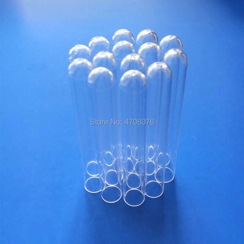 Tubos de ensayo de plástico transparente, suministros de laboratorio, , 15x200mm, 100 unids/lote