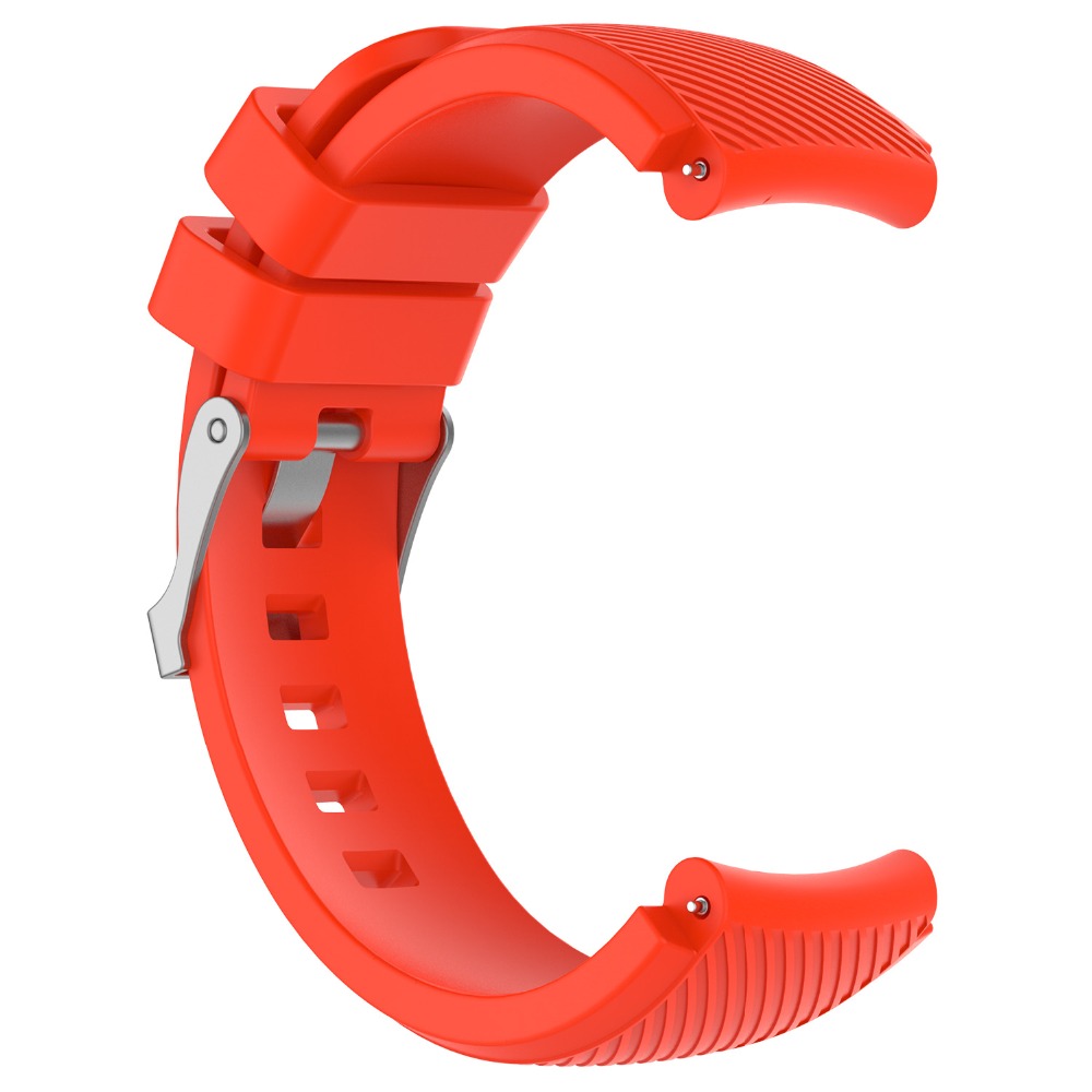 Wrist Strap for xiaomi huami Amazfit Stratos 3 2 2S strap Silicone band With Buckle Sports Belt for xiaomi huami amazfit3: Red