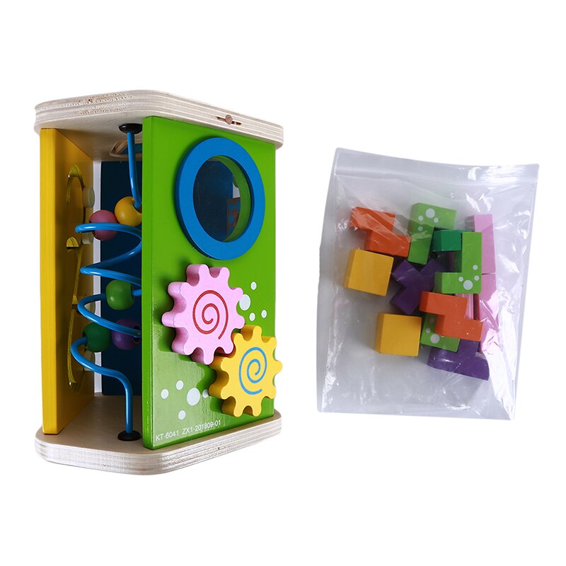 Houten Puzzel 3D Puzzel Speelgoed Intelligentie Ontwikkeling Multifunctionele Combinatie Speelgoed Kinderen Kids