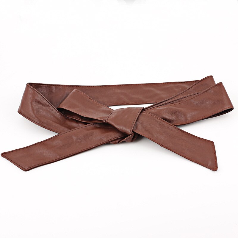 noir rouge blanc large Ceinture Corset Ceinture Femme Obi Style nœud papillon ceintures pour femmes robes Cummerbund Ceinture Femme: Café