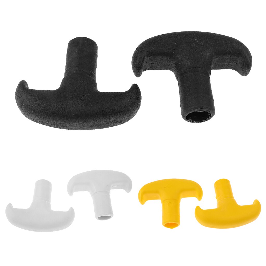 2Pcs Palm Grip Kano Peddel T Handvat Voor Kayak Boot Vlot Surfplank 2Cm As