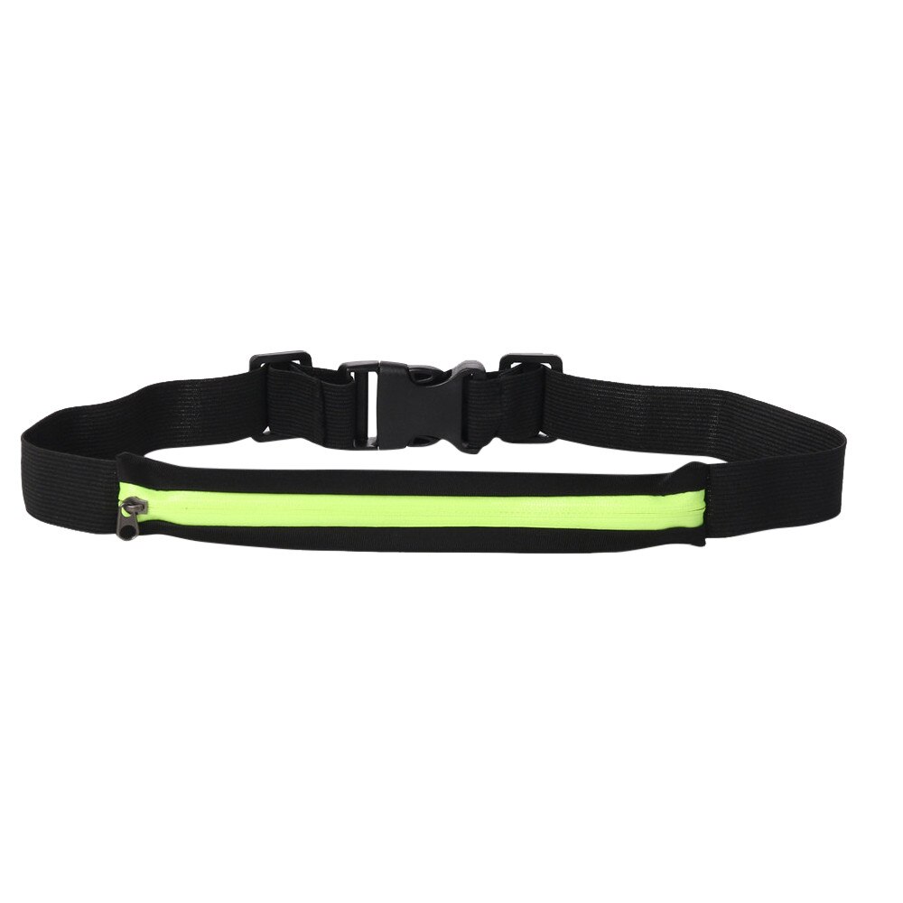 Taille Verpakking Mannen Vrouwen Outdoor Stretch Sport Riem Zakken Mobiele Telefoon Zak Fanny Pack Heuptas Mode Taille Tas para: Green