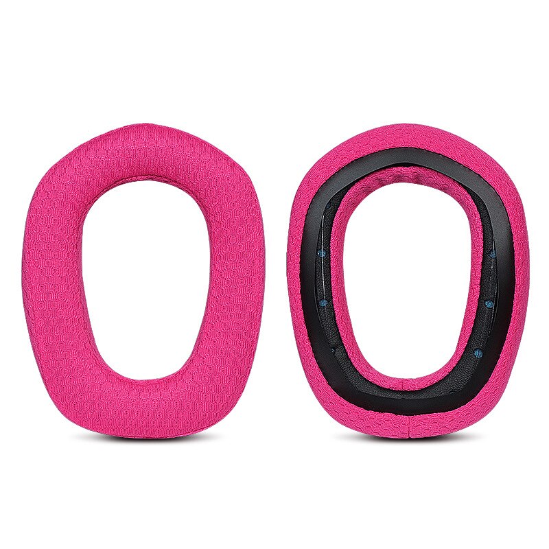 Almohadillas de repuesto para auriculares Logitech G435, almohadillas de espuma viscoelástica para los oídos, diadema, accesorios para auriculares de buena: Rojo