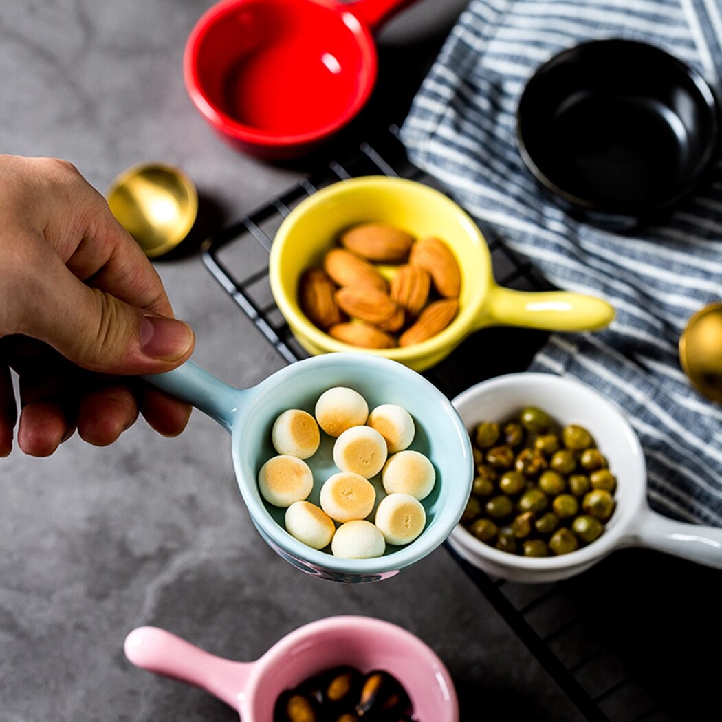 Multicolor Keramische Saus Schotel Effen Kleur Dompelen Plaat Kruiden Gerecht Saus Saus Schotel Kruiden Plaat Voor Home Restaurant