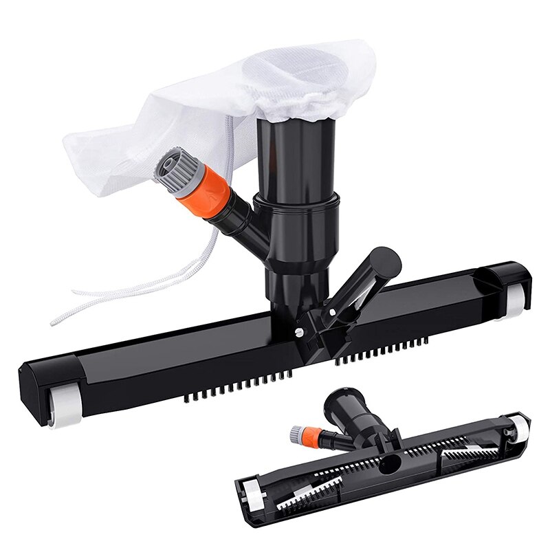Zwembad Vacuüm Hoofd Accessoires Met Zak, 14Inch Breed Stofzuiger Schoonmaakproducten Voor Zwembad Spa &#39;S Vijvers Bad: Default Title