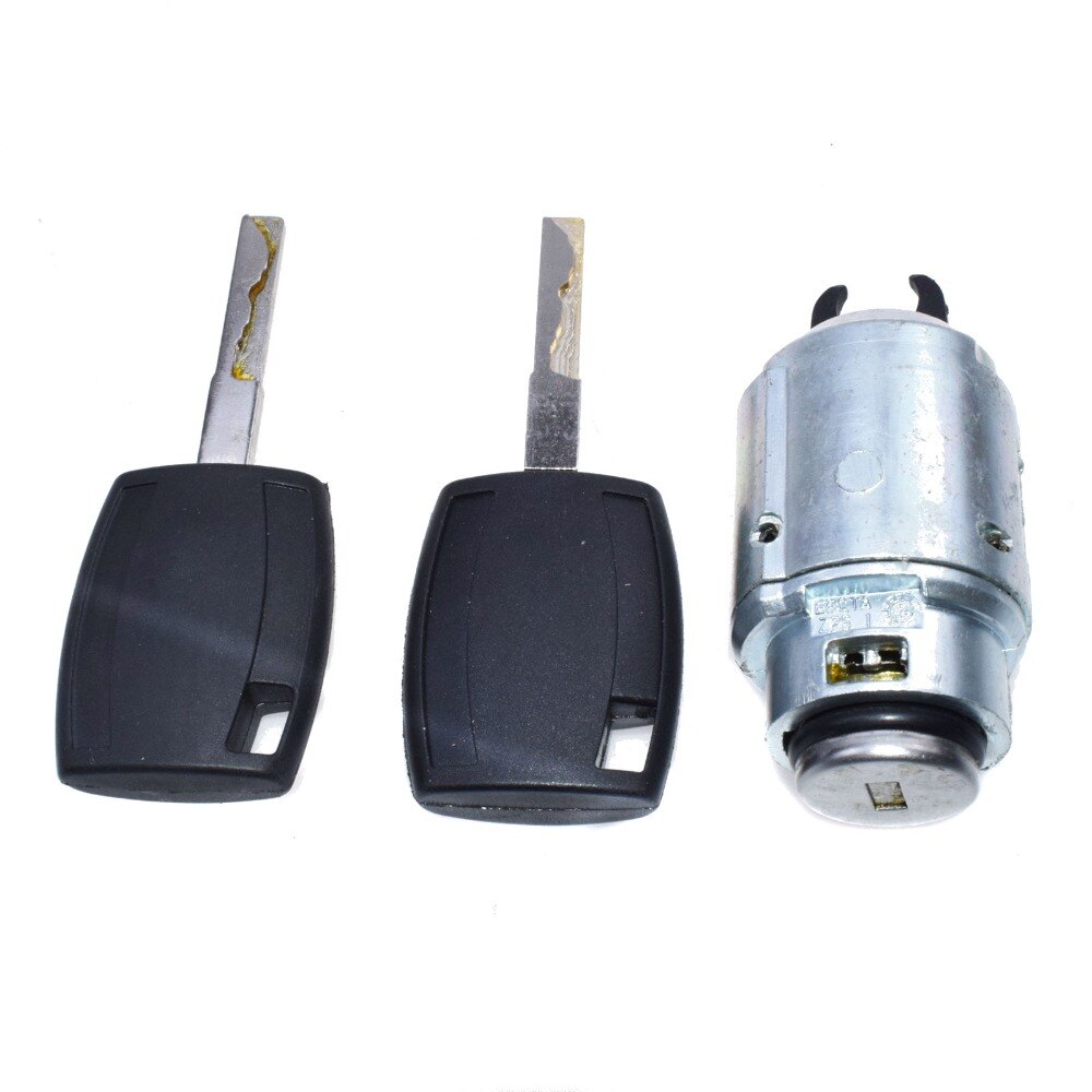 ISANCE Car Bonnet Hood Release Cylinder Lock Kit 2 KEYS For Ford Focus II Mk2 2004 2005 2006 2007