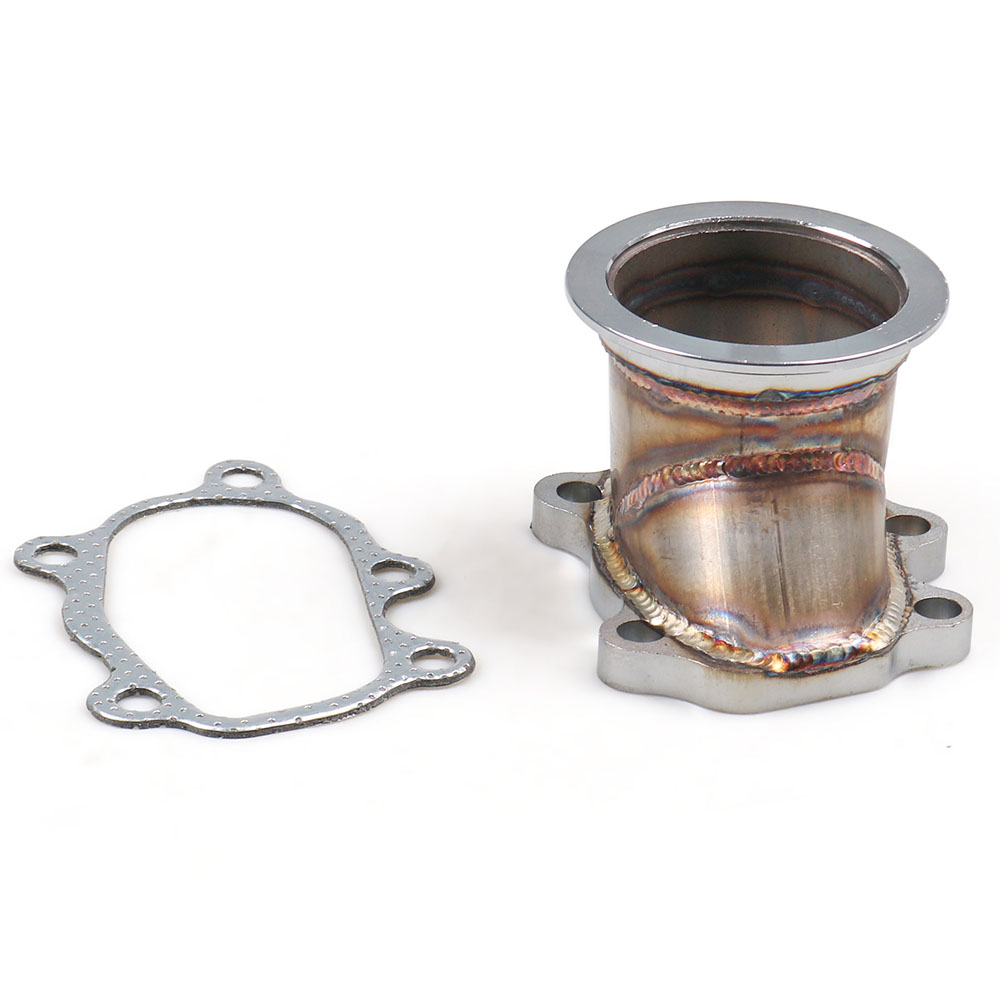 For  t25 t28 gt25 gt28 to 2.5 &quot; turbo-nedløbsadapter 63mm v-bånds klemflange  bx102142