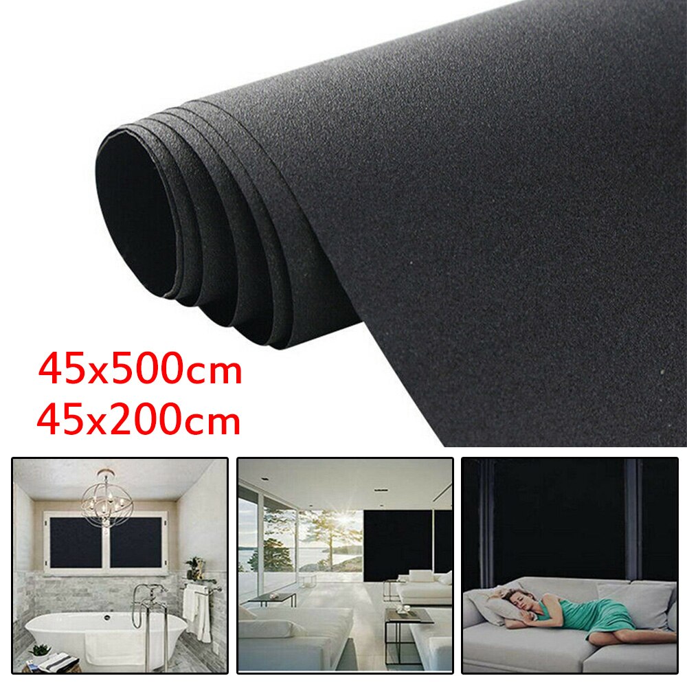 1 Roll Glasfolie Levert Blackout Cling Voor Privacy Aan Blok Zon Uv