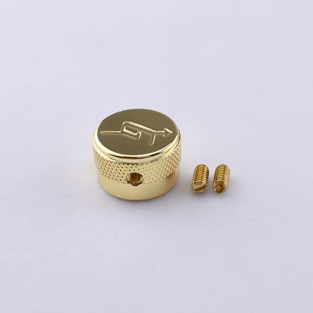 Bouton Gretsch original en acier inoxydable, 1 pièce, avec flèche "G", fabriqué au japon: Bourgogne