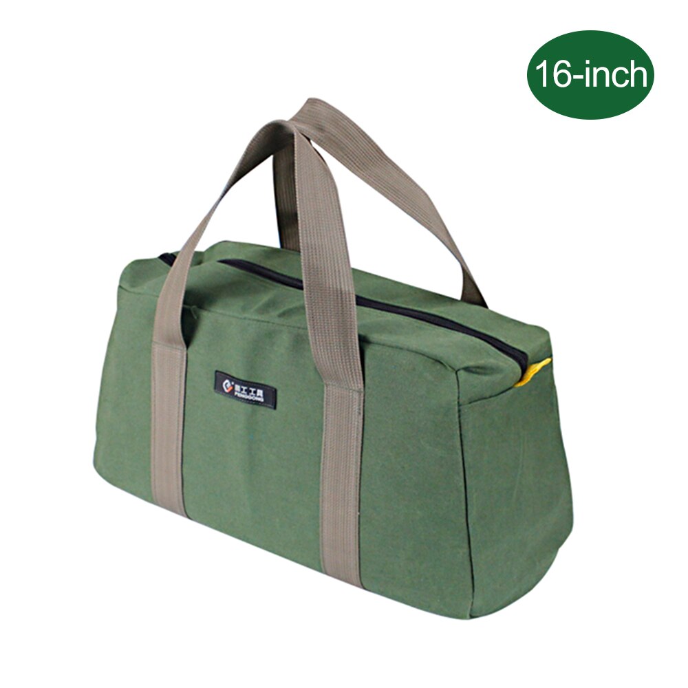 Penggong Grote Verdikte Slijtvaste Onderhoud Tool Opbergtas Multifunctionele Draagbare Tool Tas Grote Capaciteit Canvas Tas: 16 Inch