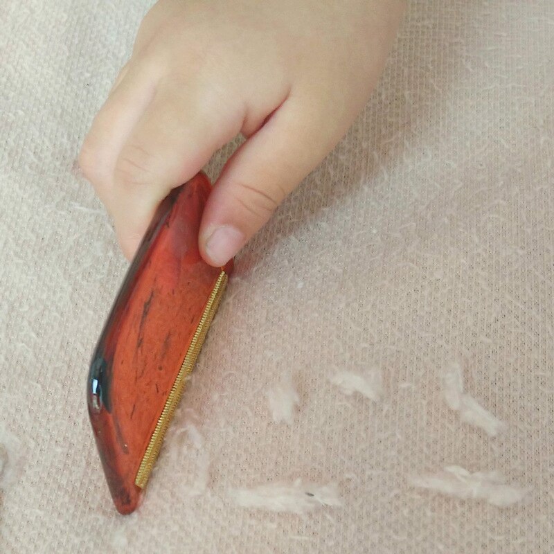 Pettine per depilazione in legno cachemire Pilling dispositivo di rimozione panni maglione pelucchi dispositivo di rimozione rasoio pettine strumento per la pulizia della casa
