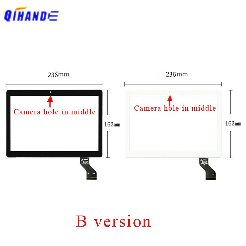 Nova tela de toque 2.5d ASCTP-101002 10.1 "polegadas crianças tablet painel de toque digitador sensor substituição asctp-101002 multitouch