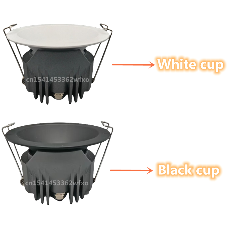 IP65 waterproof downlight LED spotlight Embedded COB ceiling light AC110V-220V bathroom kitchen balcony toilet lighting bulb
