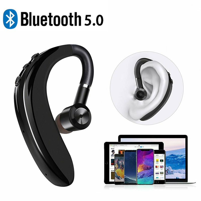 Business Bluetooth Headset Bluetooth 5.0 Oortelefoon Handsfree Hoofdtelefoon Mini Draadloze Oortelefoon Oordopjes Oortelefoon Voor Alle Telefoons