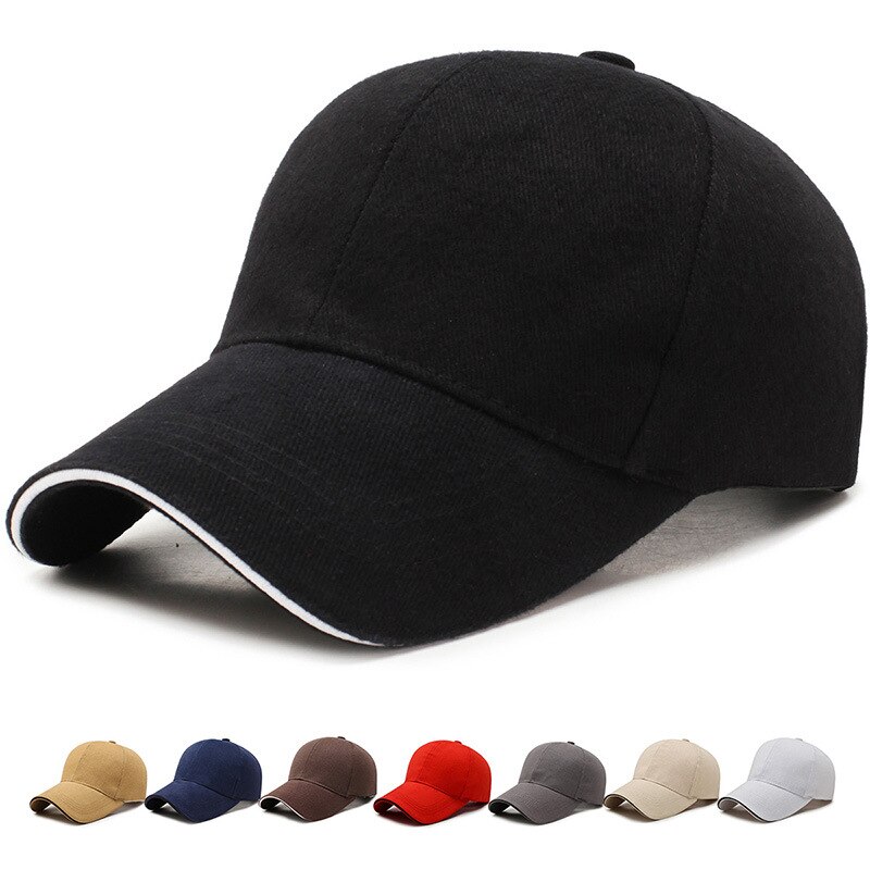 100%  puuvillaa yksivärinen miesten ulkobaseball-lippis rento naisten snapback-lippis vaellus aurinko isä rekkakuski colf hattu gorras