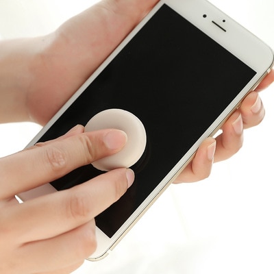 Paño de limpieza con forma de Macaron, paño de limpieza romántico de Color caramelo para pantalla de teléfono móvil, gafas SLR, Herramientas de limpieza multifunción