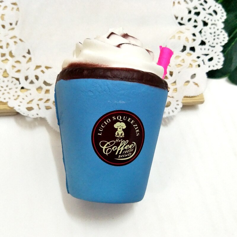 Squishy mignon doux Pu lente rebond Simulation mousse décompression tasse à café amusant adulte enfants presser jouets: QZY8003-3