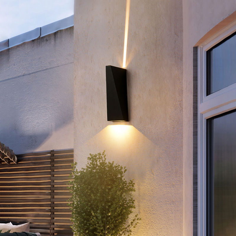 IP65 Waterdichte Led Wandlamp Outdoor Aluminium 6W 10W Wandlampen Veranda Tuin Hek Indoor Moderne Nordic Blaker lampen 85-265V