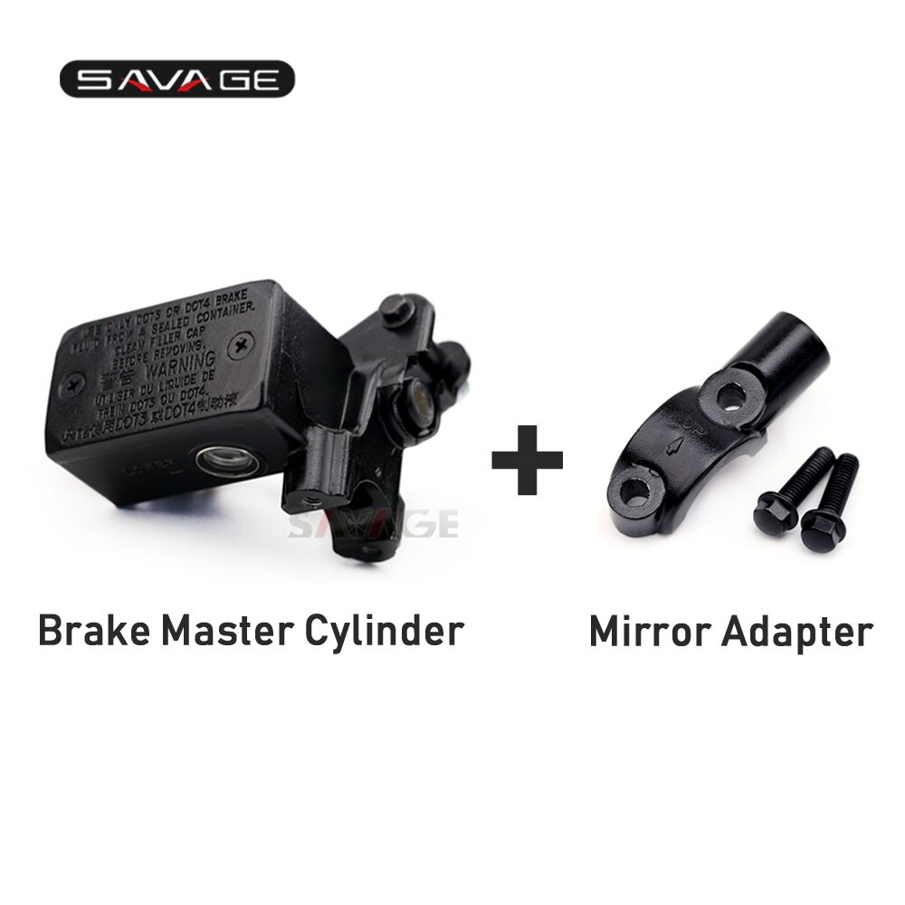 Levier maître-cylindre de frein avant pour SUZUKI GSR 400 600 750 GSXS750 DL 650/1000 v-strom, accessoires de moto, adaptateur de miroir: B