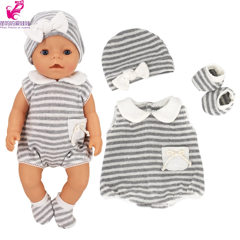 40cm gjenfødt baby dukke klær sokker hatt sett til 38 cm nenuco y su hermanita dukke klær tilbehør: A9