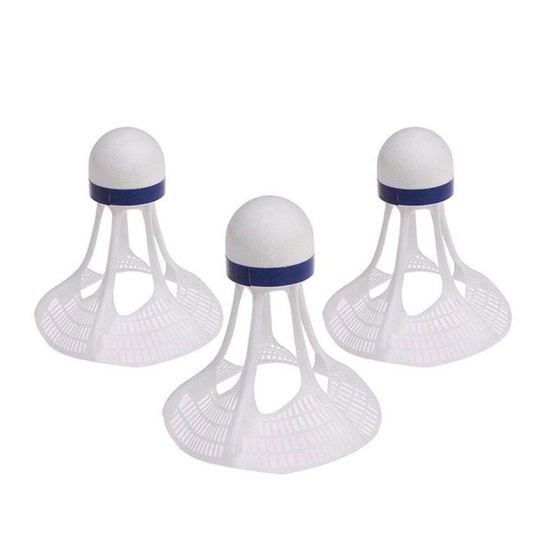 3 Stks/pak Originele Outdoor Badminton Plastic Bal Nylon Bal Stabiele Vliegende Stabiliteit Duurzaam Shuttle Indoor Outdoor