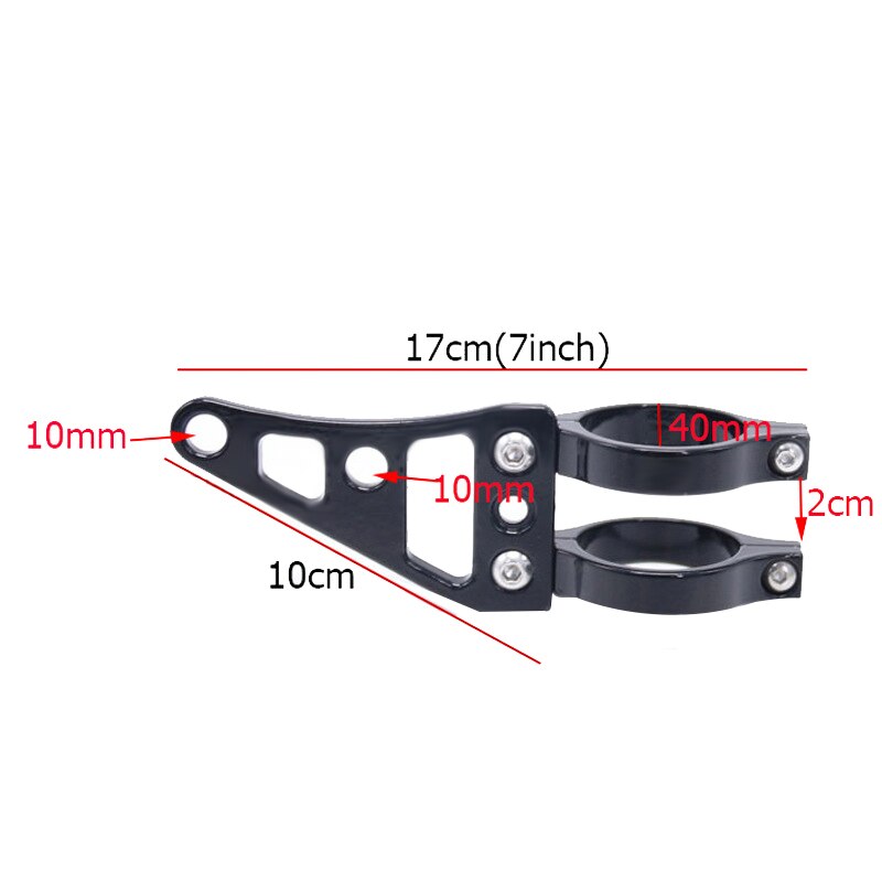 Pour 41mm fourche moto phare support de montage lampe frontale clignotant support à pince avant moto accessoires