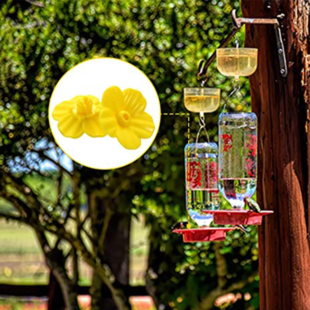 Hummingbird Feeders Replacement Flowers, Feeding Ports Replacement Bird Feeder Replacement Parts for Hummingbird Feeder Hanging