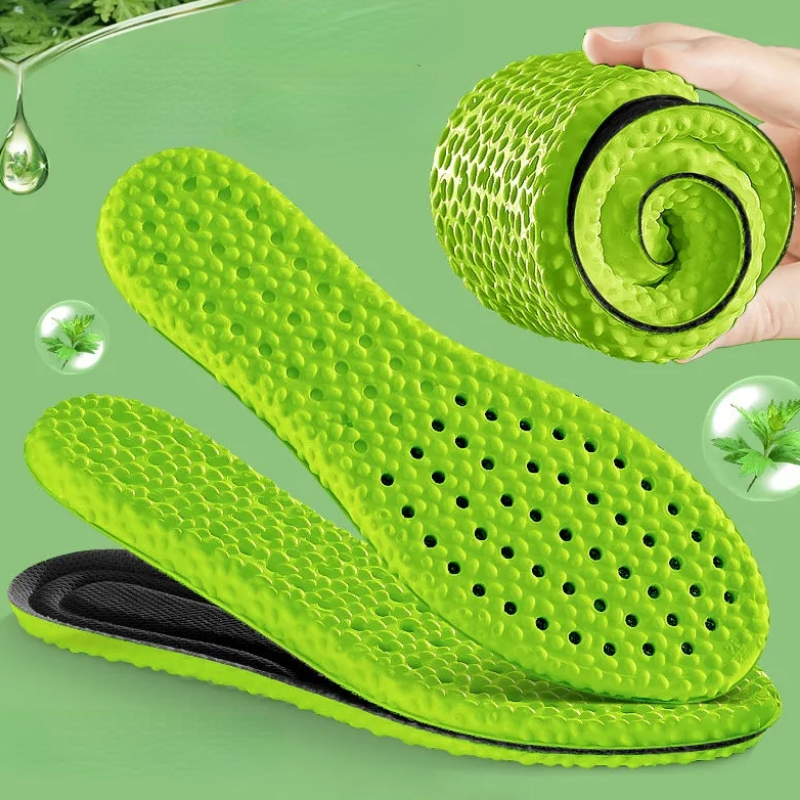 Sport Shoe Insoles Sweat Absorption Deodorizing Insole Plantar Fasciitis Insoles for Feet Man Women Running Orthopedic Shoe Sole