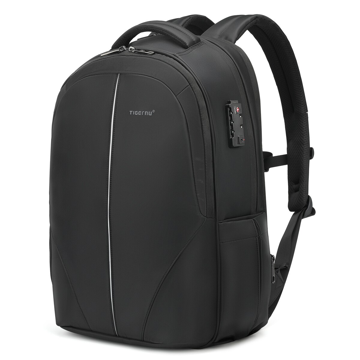 Tigernu-Mochila para portátil a prueba de agua para hombre, morral con capacidad de ordenadores de 15.6 pulgadas, sin llave, TSA, mochila antirrobo y para viajes, adecuada para adolescentes: T-B3105-4 Upgrade