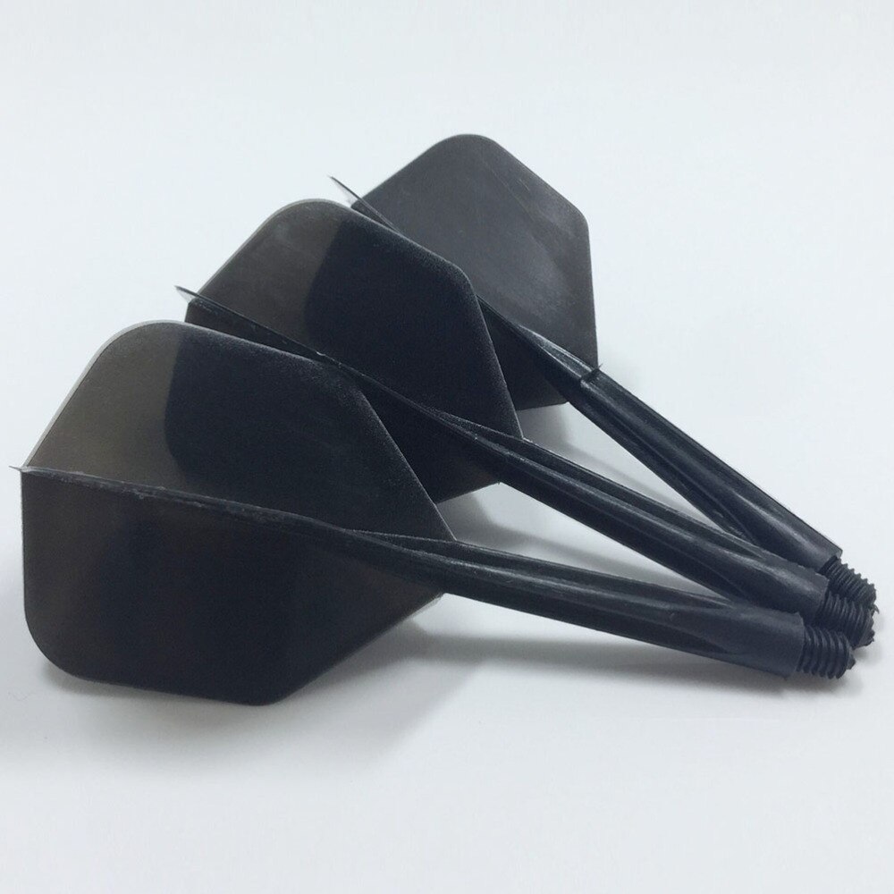 6 Pcs Transparent Fine Thread Dart Flights Darts Accessory Outdoor and Indoor Sports Dart Tail (Red, Black, Blue, Purple,