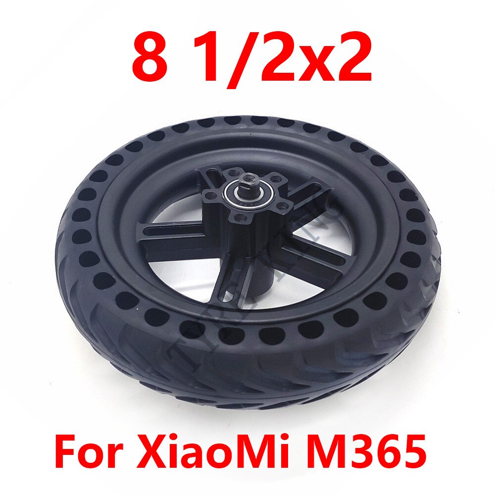 Llantas para patinete eléctrico Xiaomi Mijia M365, de 8,5 pulgadas, llantas traseras a prueba de explosiones, llantas sólidas de 8 1/2x2, llantas no neumáticas
