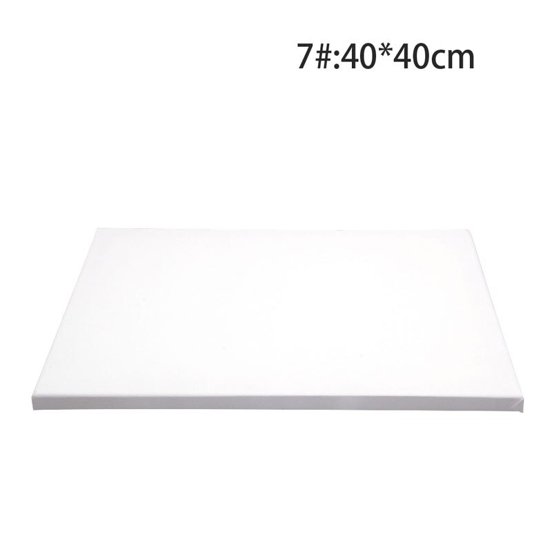 Cadre de panneau en bois carré, couleur blanche pour toile d&#39;artiste, peinture à l&#39;huile ou acrylique apprêtée: 7
