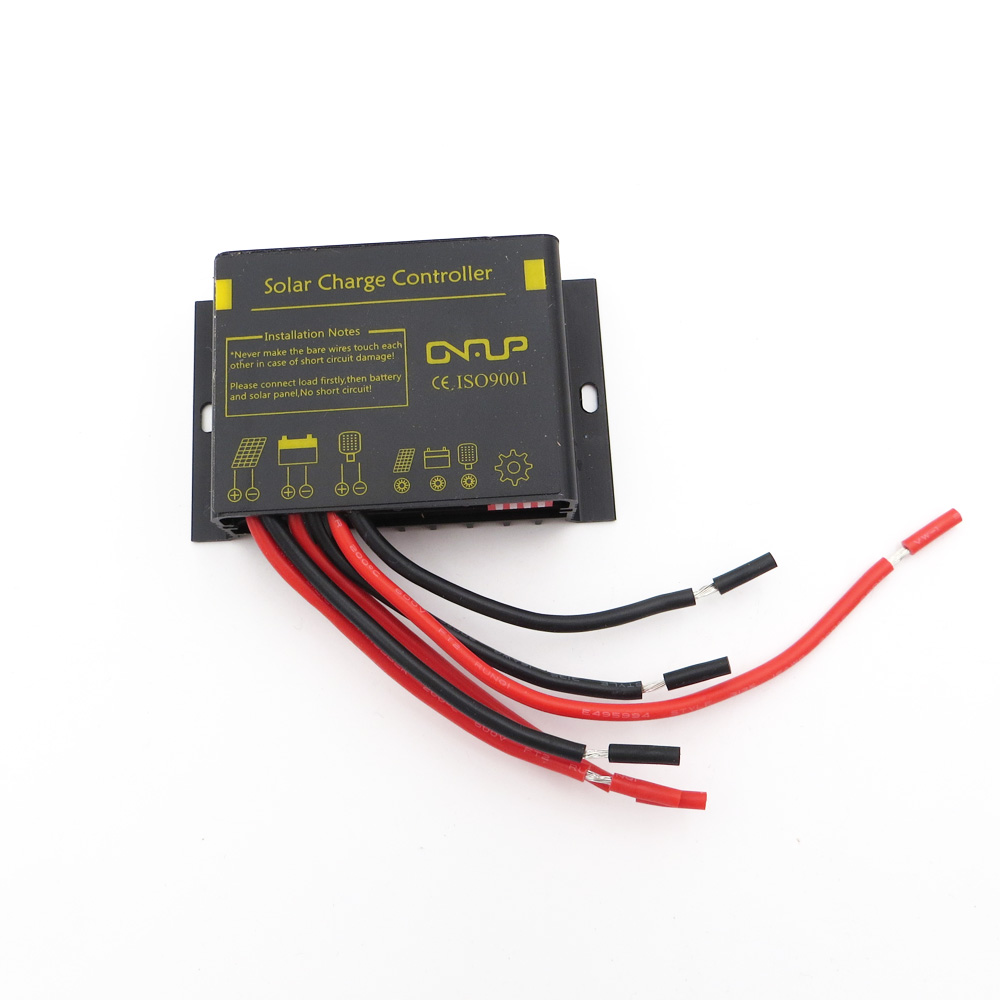 10a solcelleladekontroller 12v 11.1v 12.8v vanntett  ip68 solcellepanel batteri utendørs litium lifepo 4 3.2 3.7 12 11.1 12.8 v