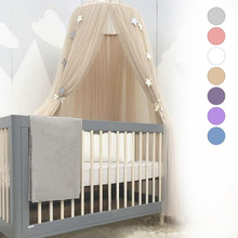 Kuppel prinsesse seng baldakin myggenet barn legetelt gardin til baby værelse seng net baby sengetæppe baby krybbe net
