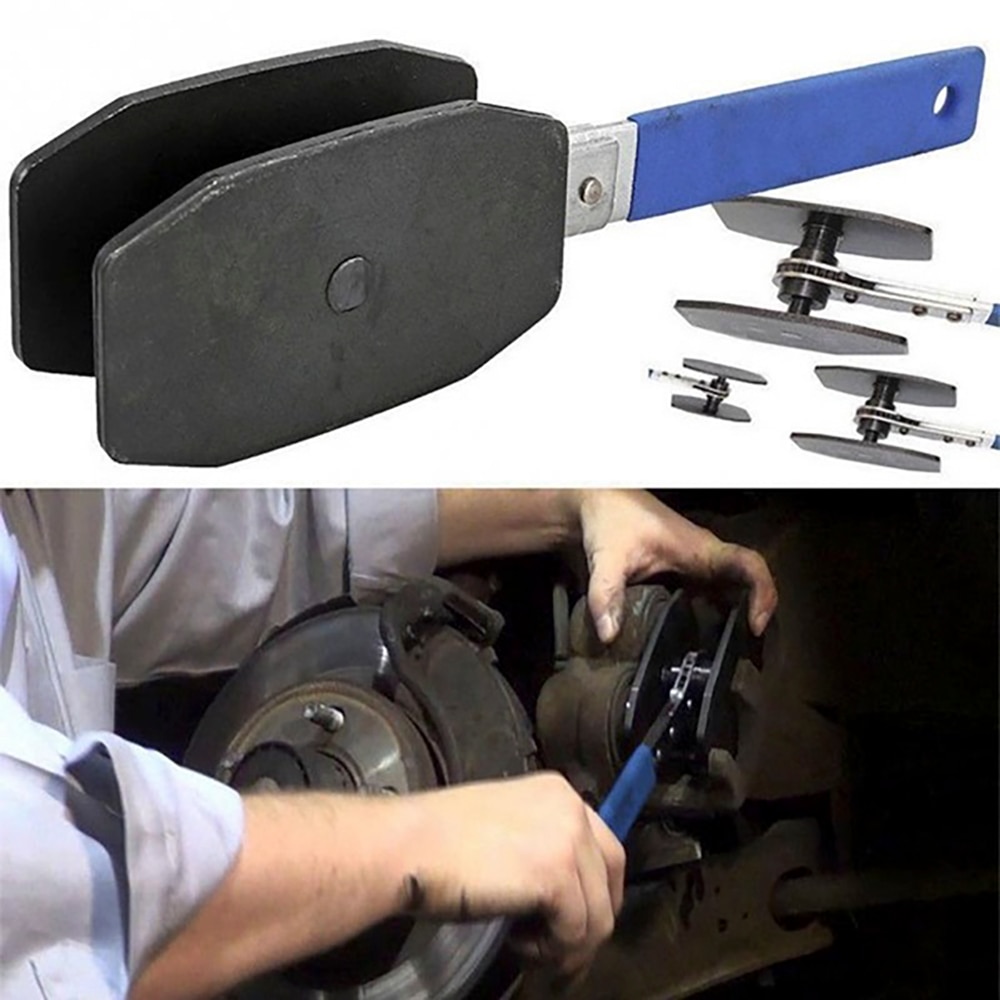 llave de pistón de freno de trinquete de coche, herramientas de esparcidor, accesorios de herramienta de mano, pinza de freno de disco Universal, Kit de freno de pistón