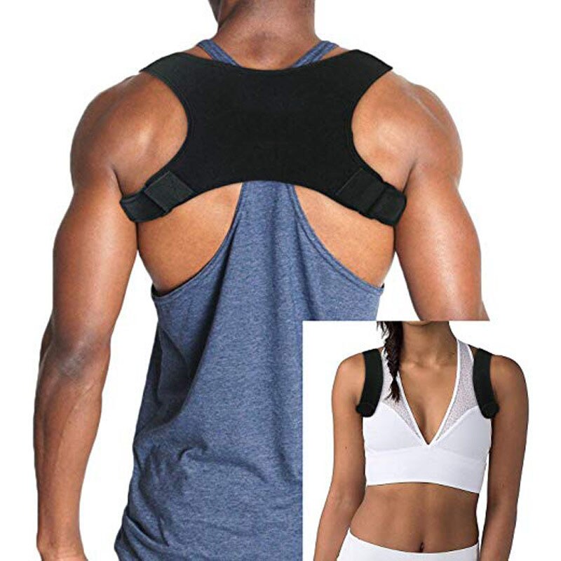 Houding Corrector Breuk Ondersteuning Terug Schouder Correctie Brace Riem Therapie Schouderbrace Rugsteun Correctie: 01(adult)