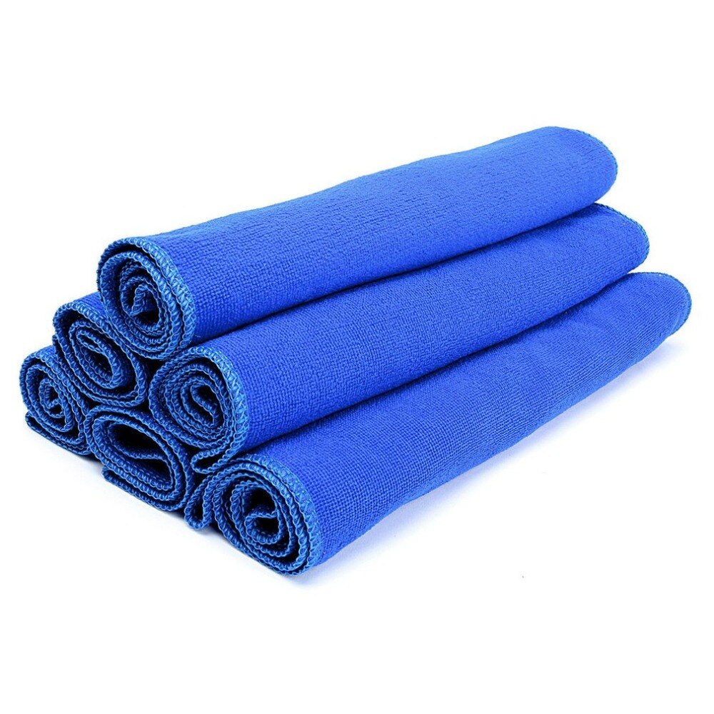 2 Size Car Wash Microfiber Towel Automobile Cleaning Quick Drying Cloth Car Care Hemming Water Absorption Cloth Wash Towel