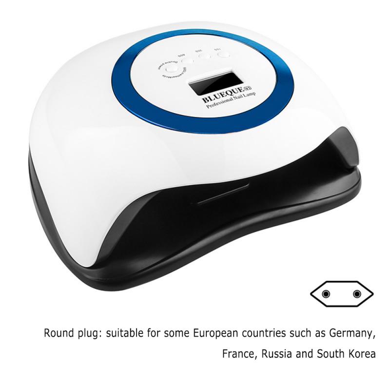 CE 168W lampe à ongles UV LED sèche-ongles Machine Gel vernis à ongles vernis à ongles avec détection de mouvement manucure Salon outil pour manucure: 02 Blue EUR