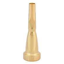 1 Uds boquilla de trompeta 24K chapado en oro Mega tono rico 7C latón trompeta instrumentos musicales trompeta Accesorios