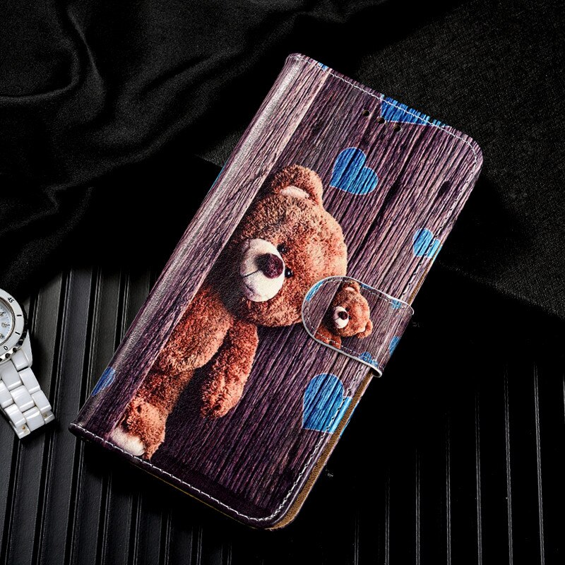 For OPPO Realme C21 Case 6.5'' Leather Flip Back Cover For Realme C21 Phone Cases RealmeC21 C 21 Funda Coque