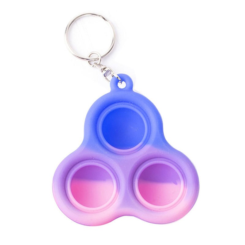 1pcs Fidget Simple Dimple Toys Stress Relief Hand Fidget Toys For Children Adults Early Educational Autism Special Need Toys: Blue Purple