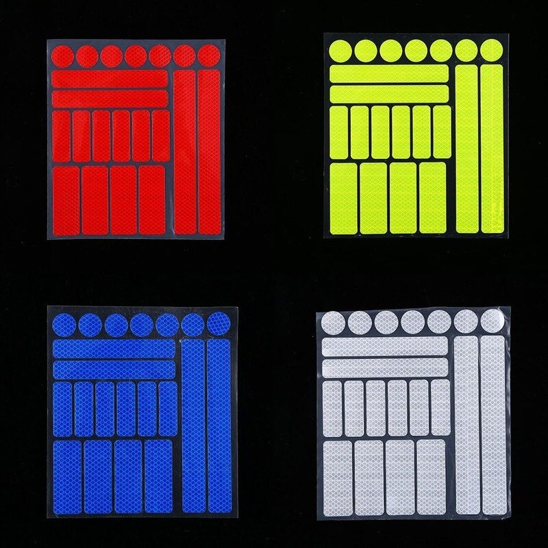 Mountain Bike Frame Reflective Strip Body Sticker Safety Sign Warning Reflective Sticker