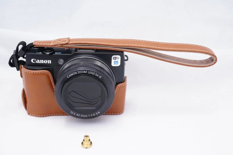 Bag Case PU Grip for Canon PowerShot G1X Mark II G1XII Digital Camera