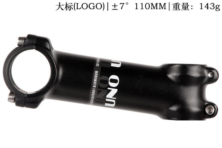 UNO potence vélo ultraléger 7 17 35 degrés vtt montagne route tiges 28.6 31.8mm 60/70/80/90/100/110/120/130mm vélo Accesorios: 7 degree 110mm