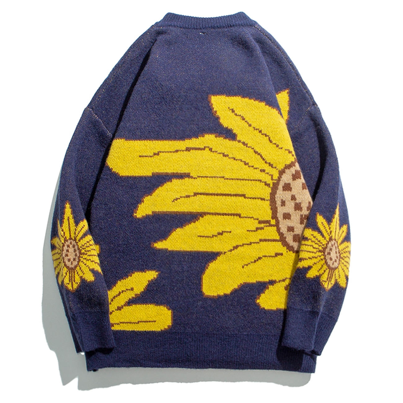 Tournesol pull hommes tricots pull automne Harajuku pull décontracté surdimensionné Hip Hop Streetwear coton hommes vêtements hauts