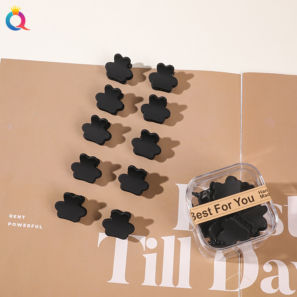 10pcs/set Mini Hair Claws Clip Crab Baby Gilrs Plastic Sweet Small Clips Hairpin Women Barrettes Headwear Accessories